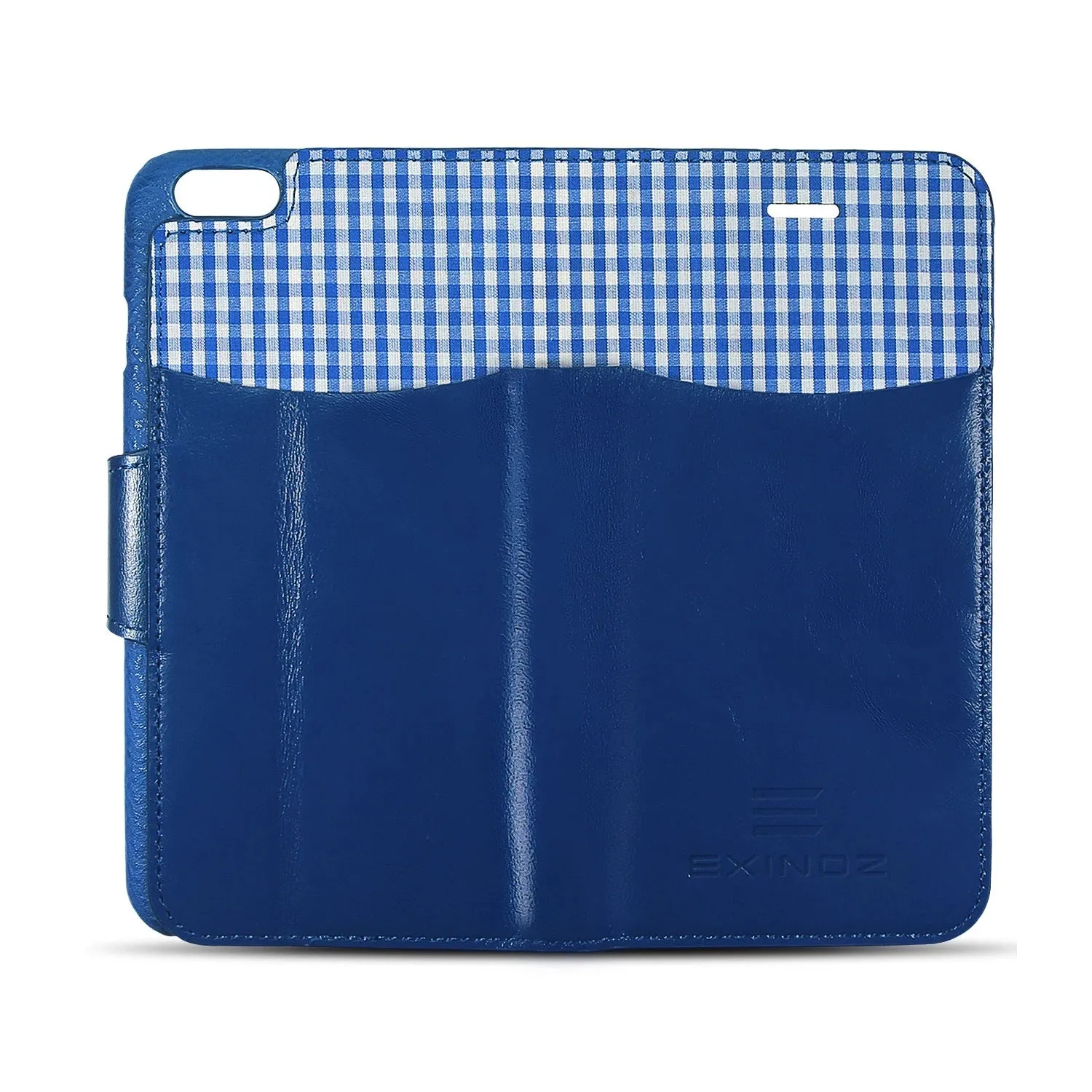 iPhone 6 / iPhone 6S Leather Wallet Case [BLUE]