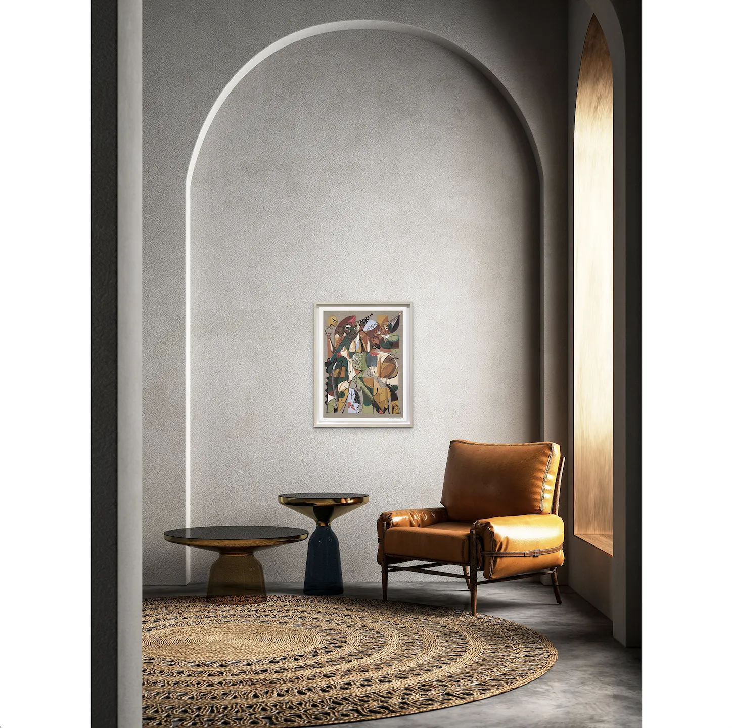 Jean-Pierre Villafañe, Sombras, 2022; Hand-Embellished, Signed, and Numbered Limited Edition Print