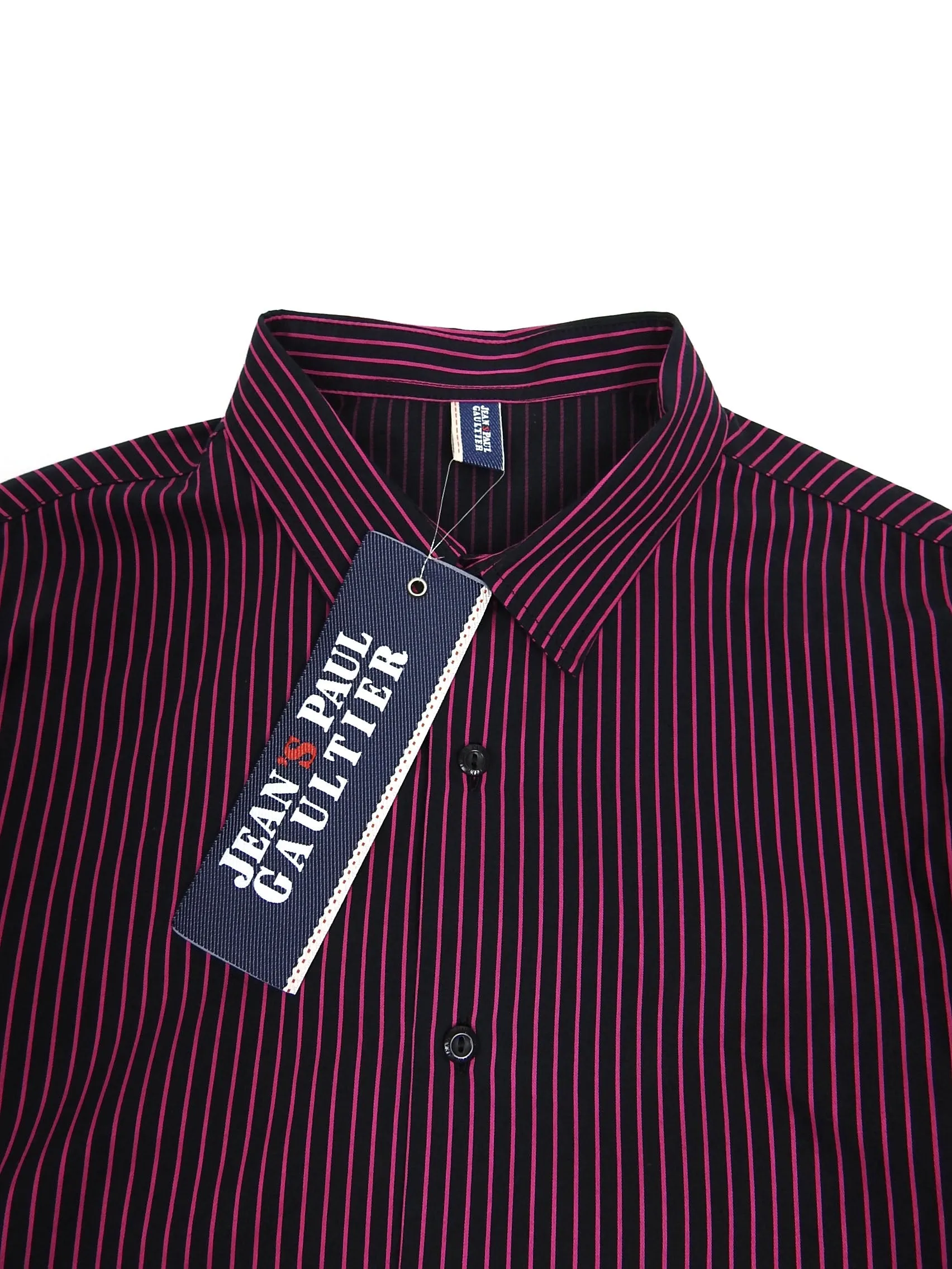 Jean’s Paul Gaultier Stripe Shirt Navy/Pink Size Large
