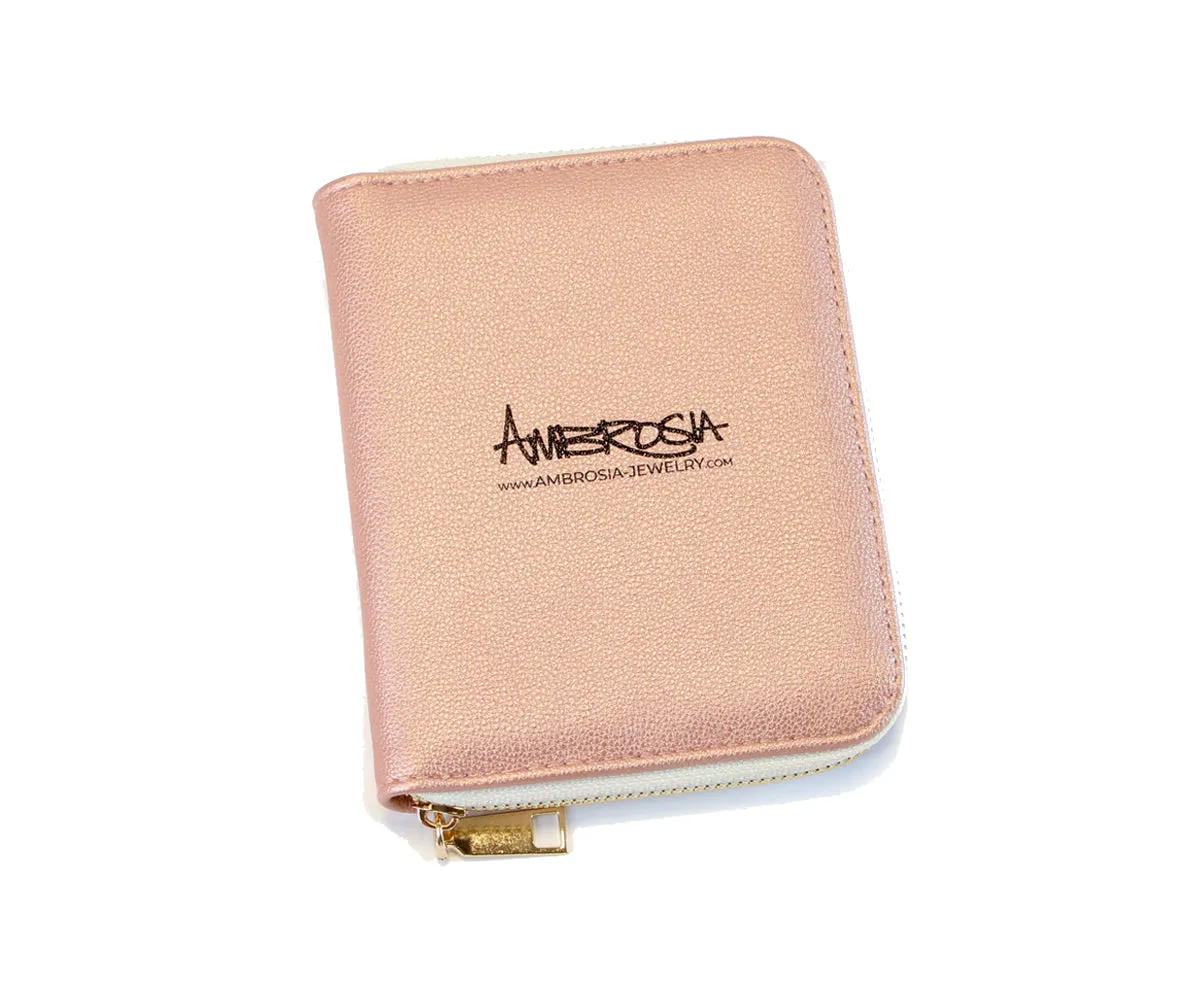 Jewelry Travel Folder Rose Gold