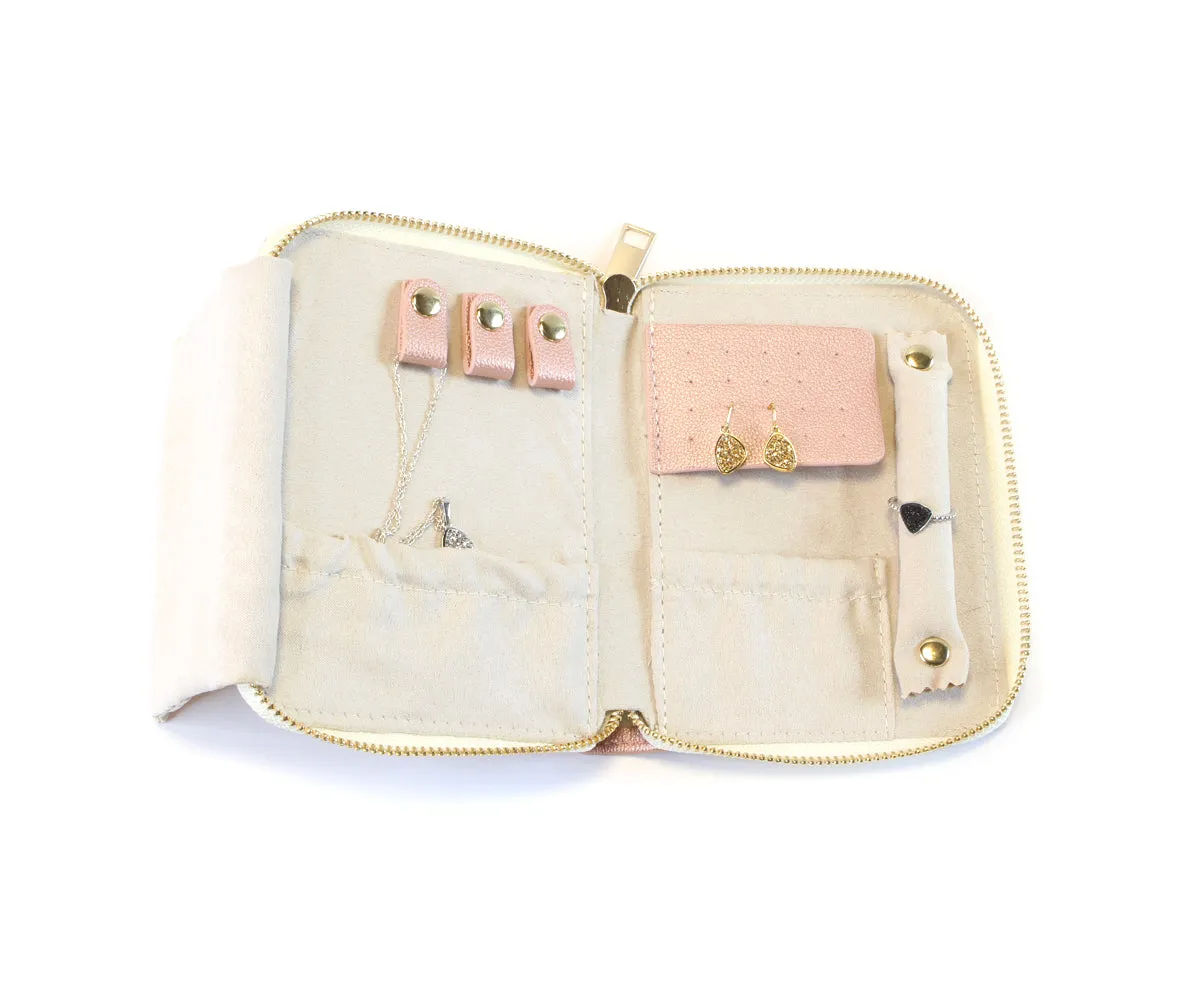 Jewelry Travel Folder Rose Gold