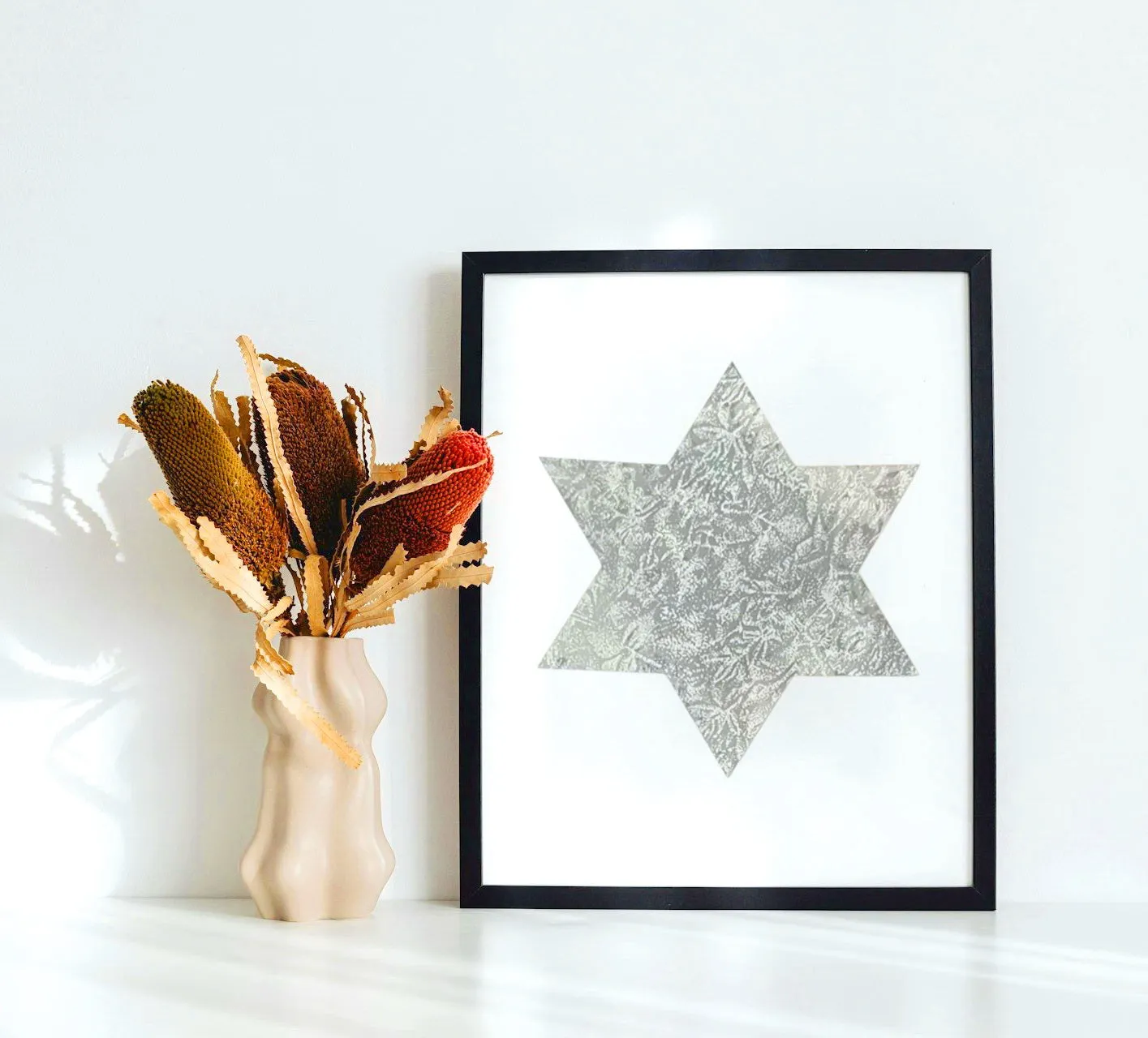 Jewish Fused Applique - Star of David - Silver