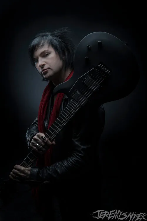 Jinxx - Guitar- signed limited edition 8x12 metallic print