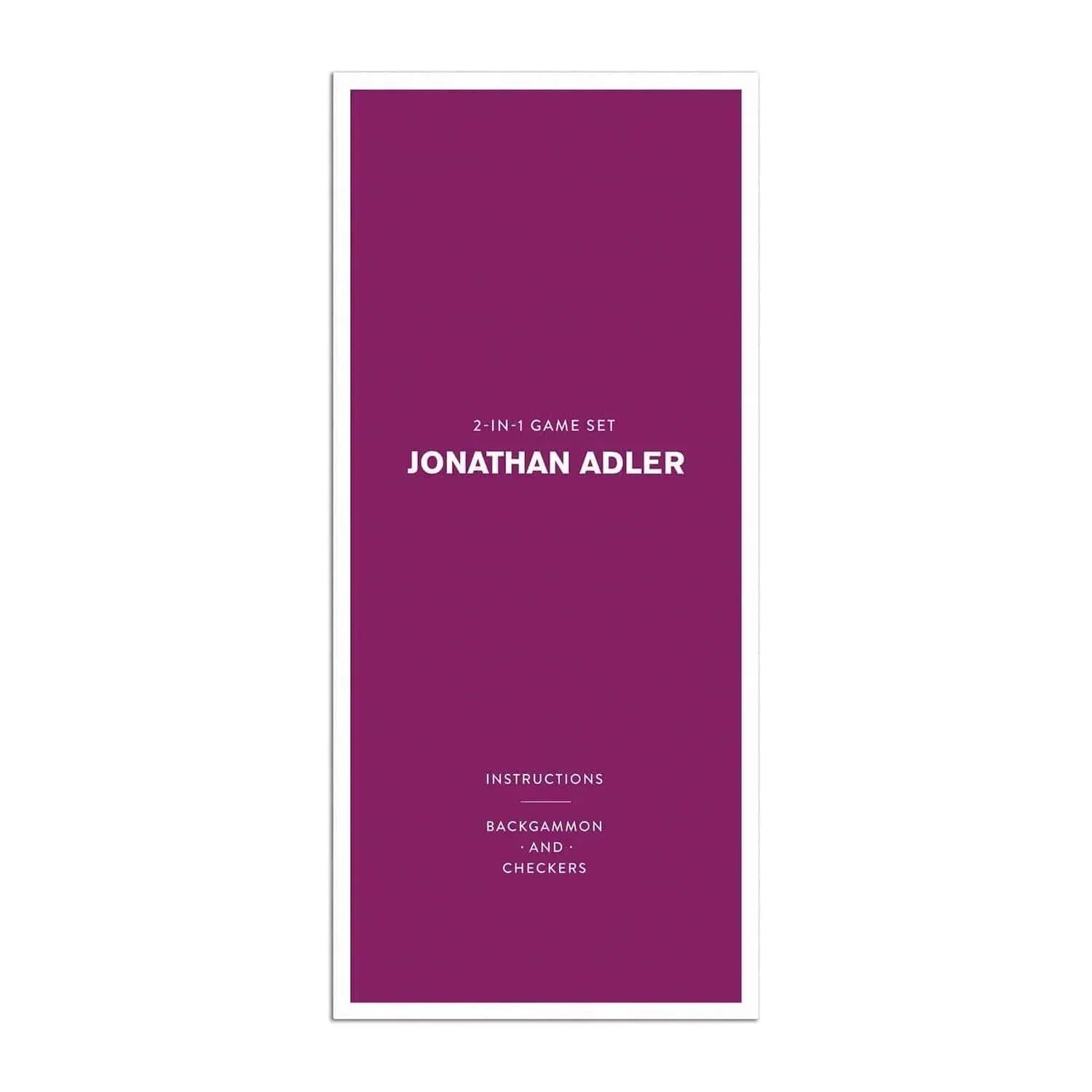 Jonathan Adler 2-in-1 Travel Game Set