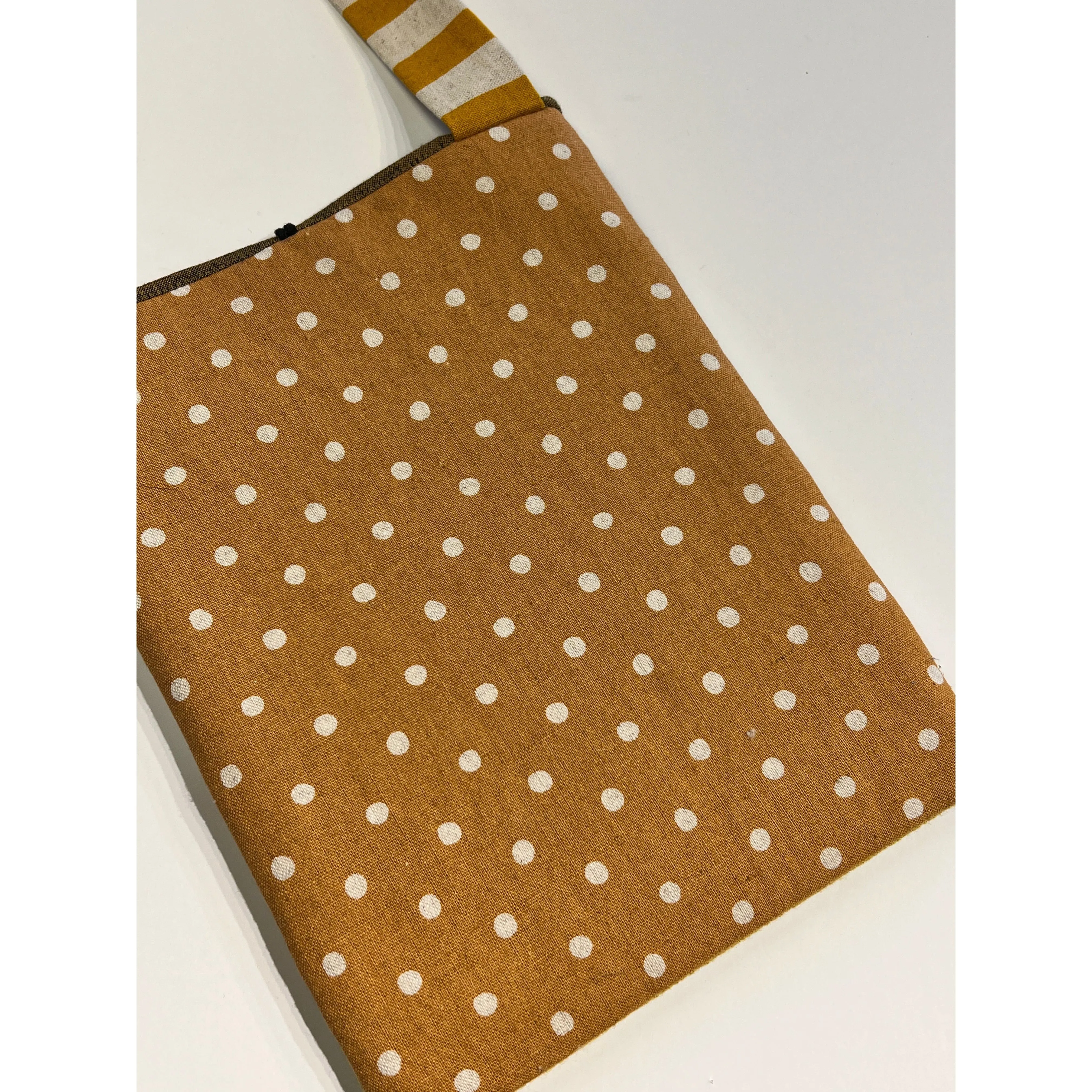 Juanita Girardin Small Bag, Pieced Japanese Cotton, Yellow Blocks