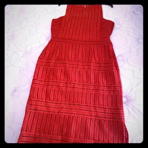 Katherine Kelly Tangerine Color Barbiecore sleeveless knee length Dress Sz10 NWT