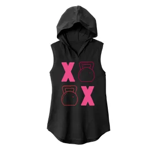 Kettlebell Kisses Sleeveless Hoodie