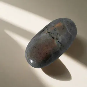 Labradorite Stone Pink Flash