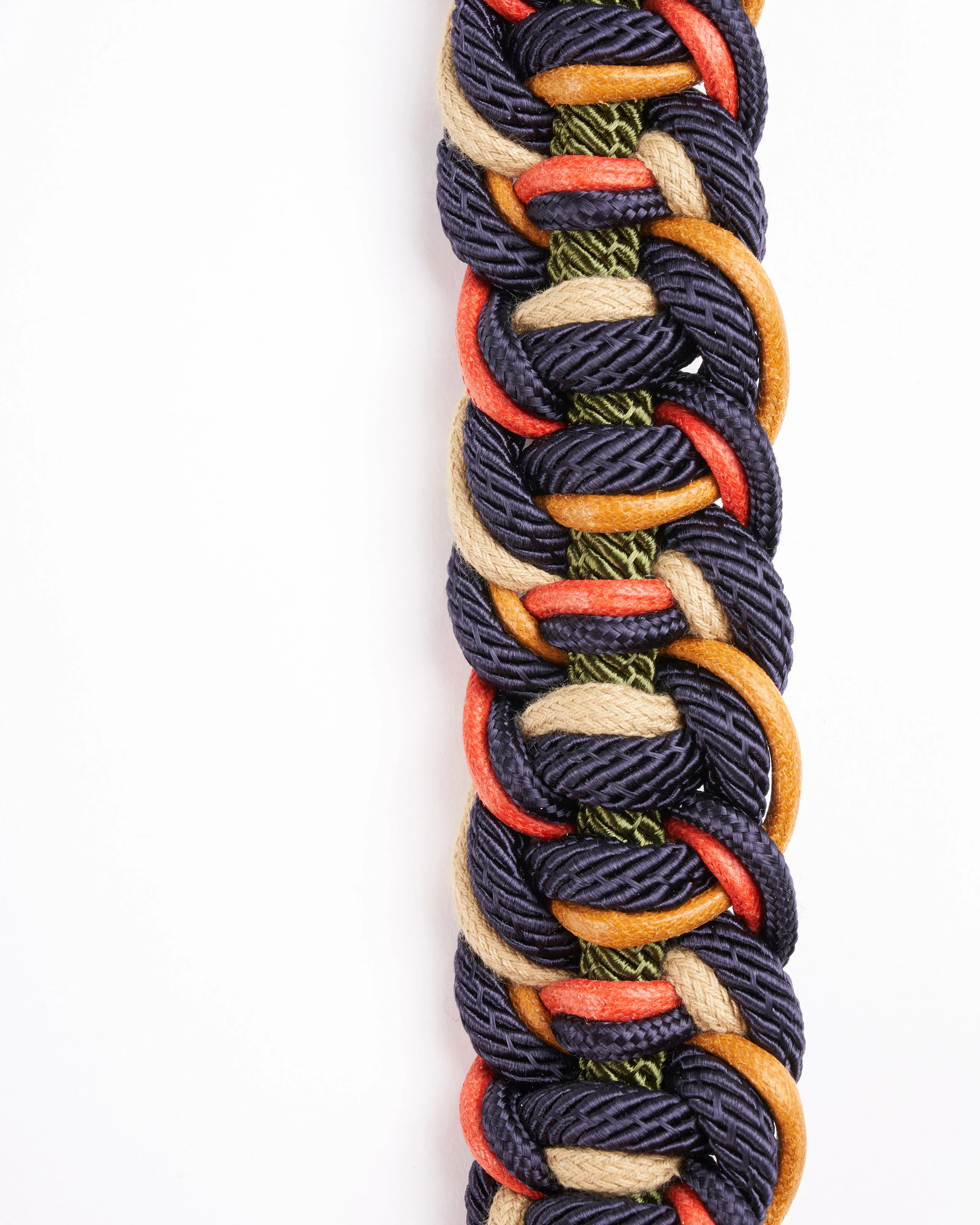 laure bag strap - mustard, orange, green & navy