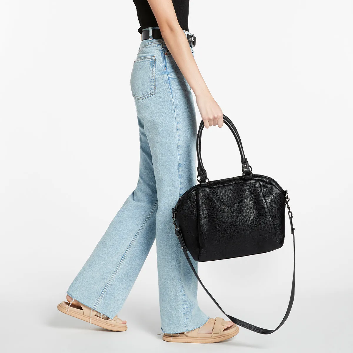 Leather Strap Medium - Black
