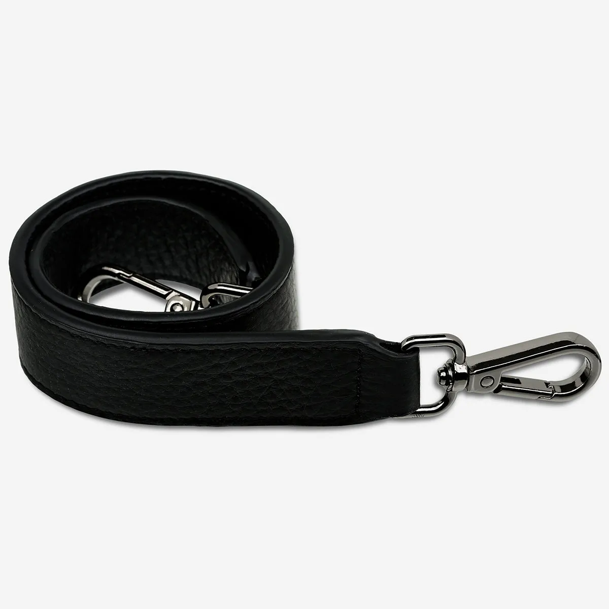 Leather Strap Short - Black