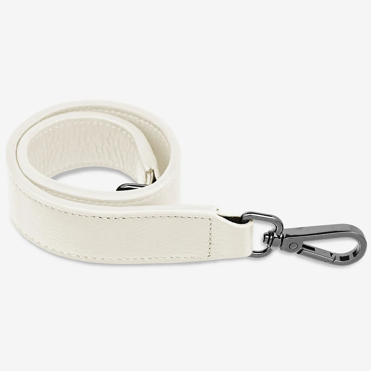Leather Strap Short - Chalk