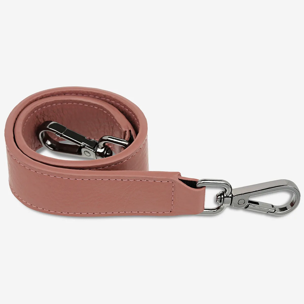 Leather Strap Short - Dusty Rose