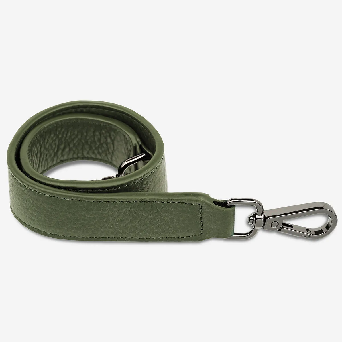 Leather Strap Short - Khaki