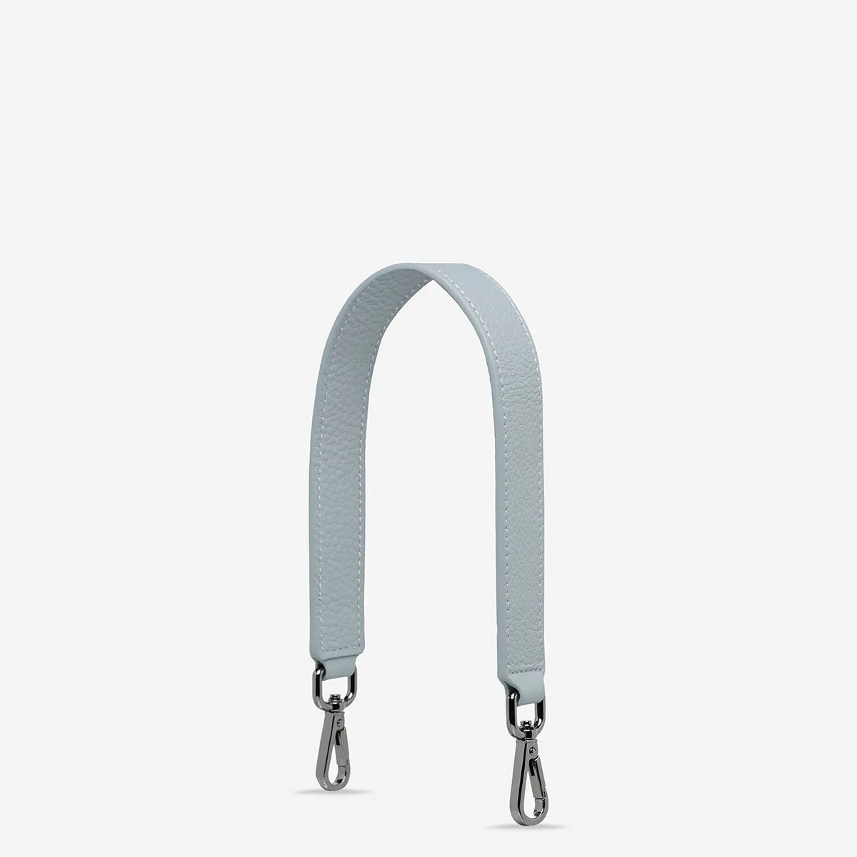 Leather Strap Short - Powder Blue