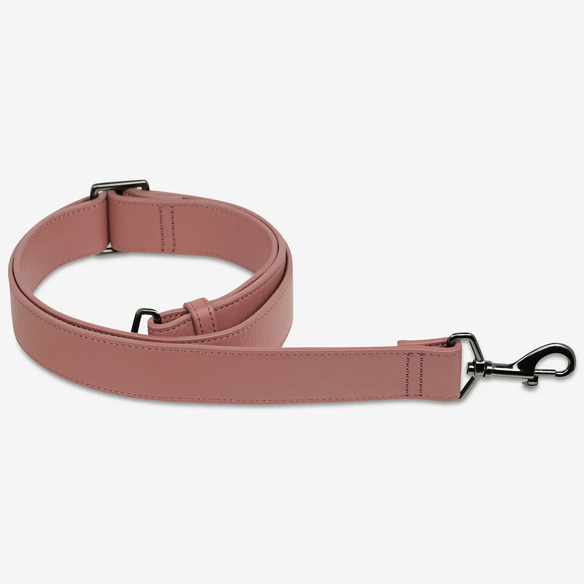 Leather Strap Wide - Dusty Rose