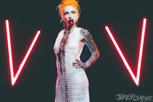Lena Scissorhands - Darkness and Fangs 01 - signed limited edition 8x12 metallic print