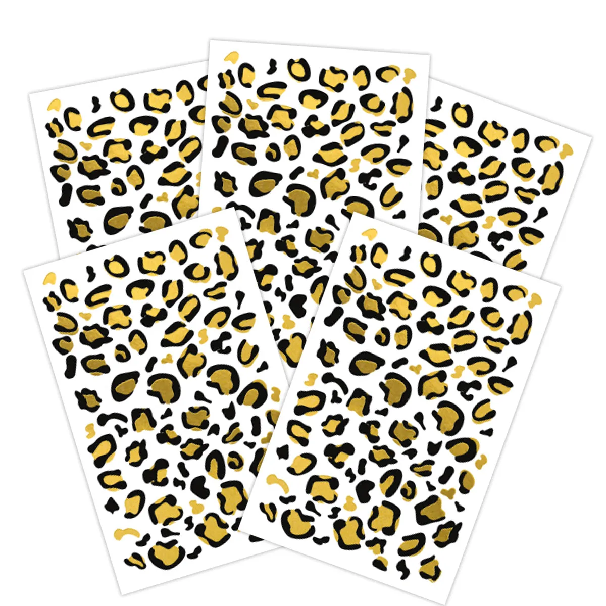 Leopard Print Gold and Black (3-Pack)