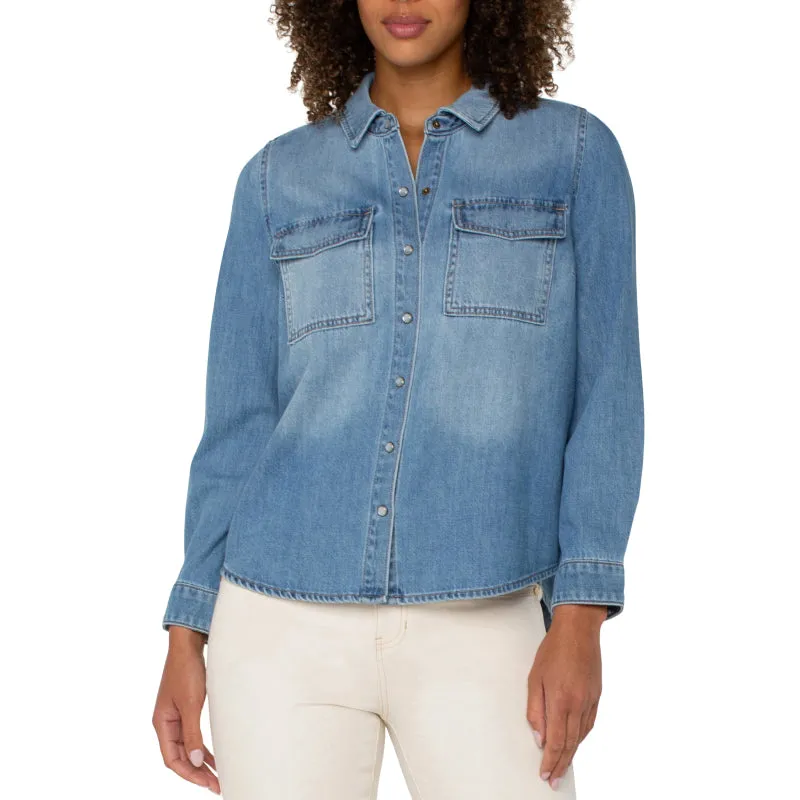 Liverpool Button Down Shirt With Pockets