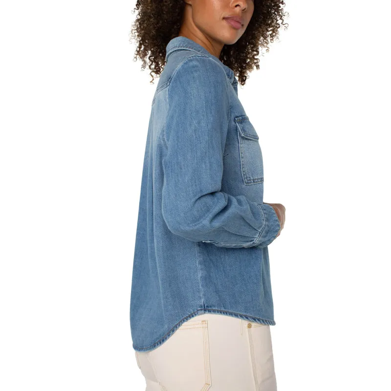 Liverpool Button Down Shirt With Pockets