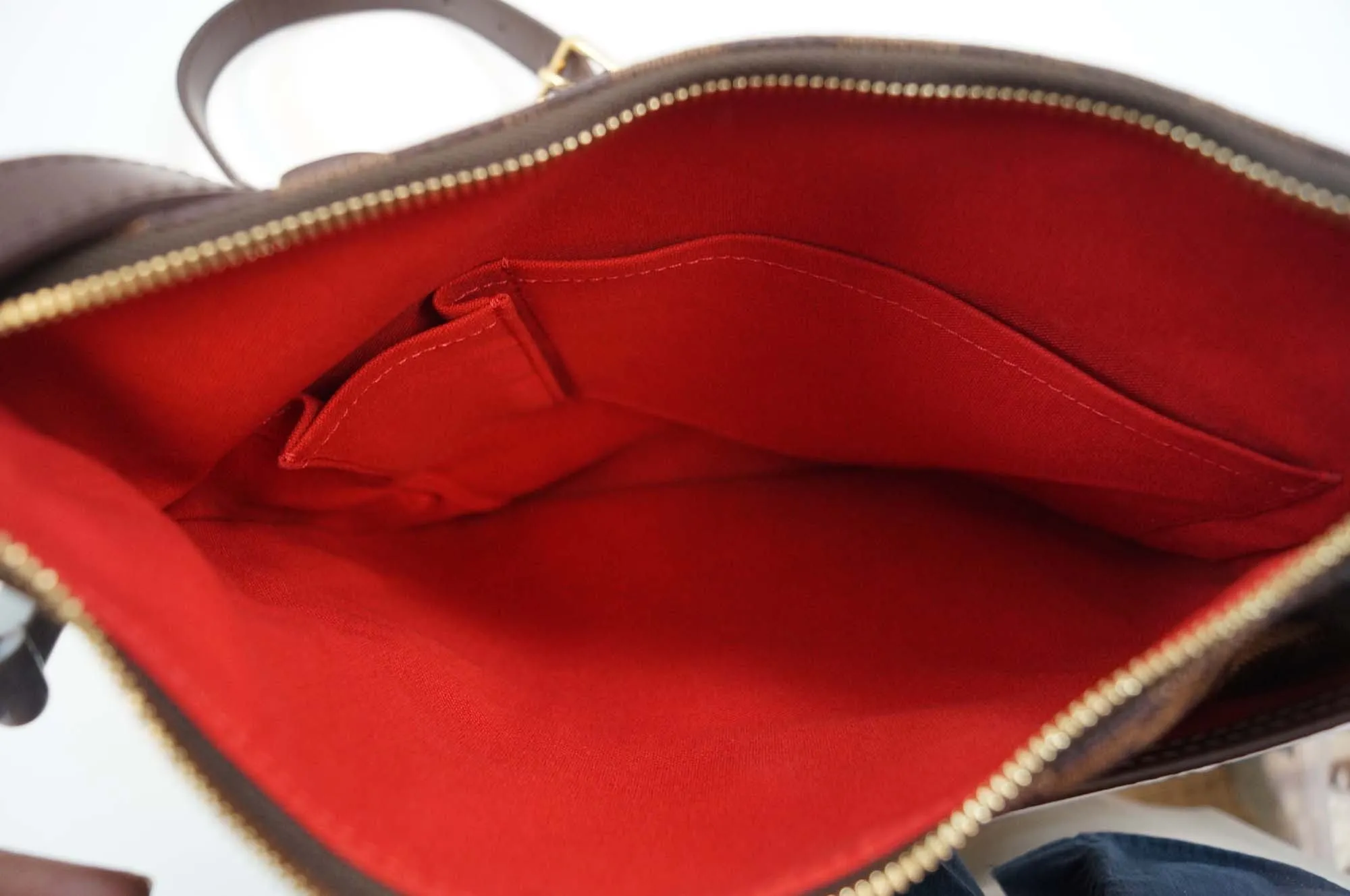 LOUIS VUITTON Damier Ebene Bloomsbury Pm Shoulder Bag
