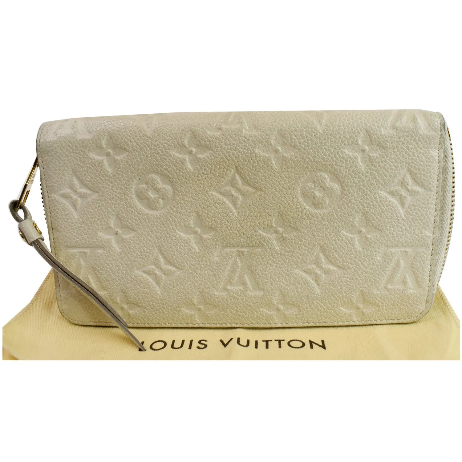 LOUIS VUITTON Empreinte Portefeuille Secret Wallet White