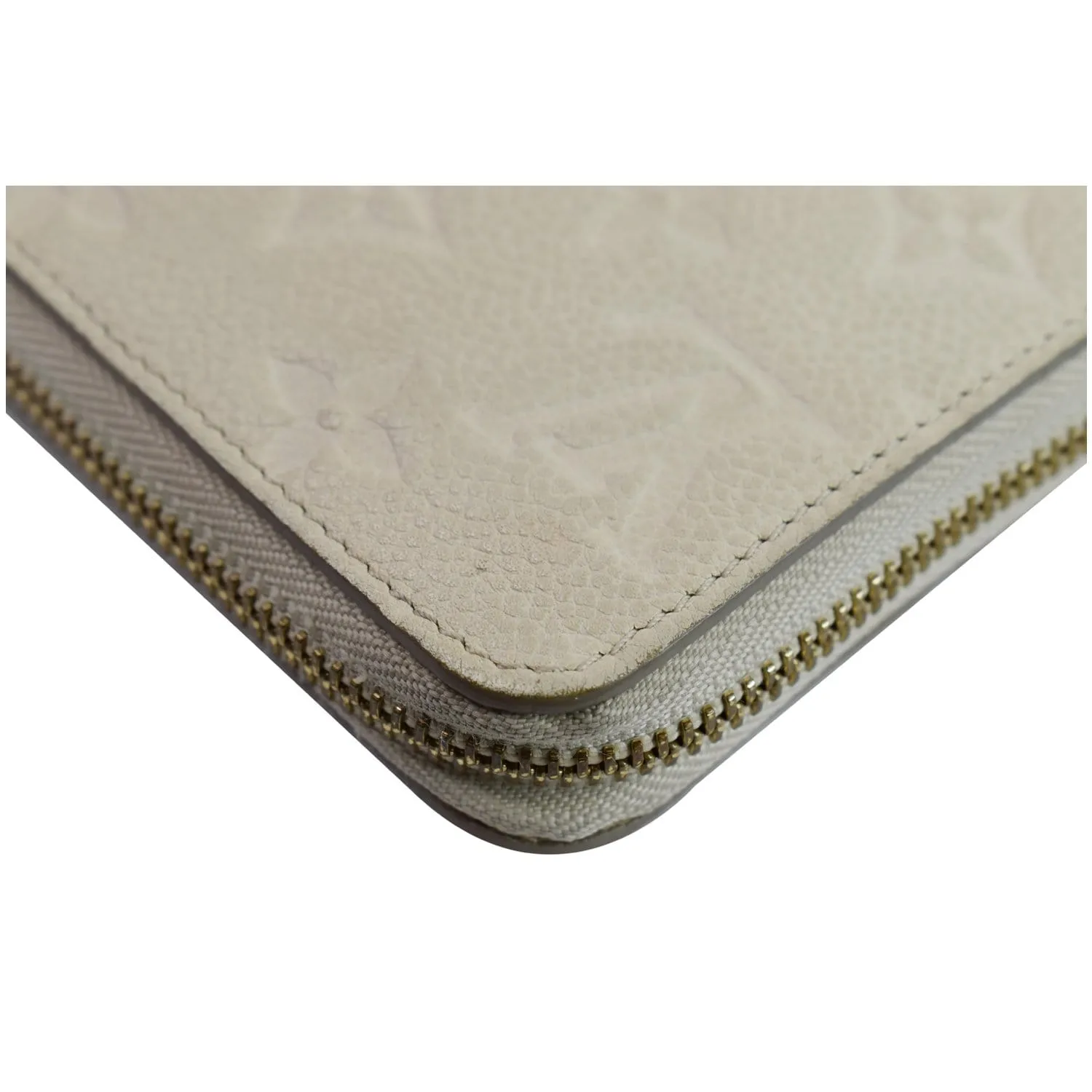 LOUIS VUITTON Empreinte Portefeuille Secret Wallet White