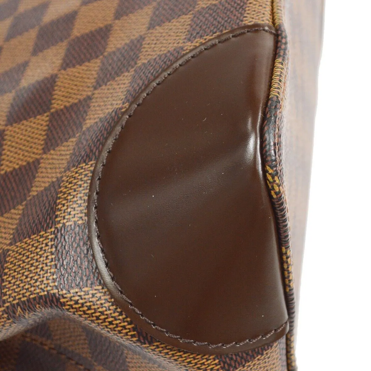 LOUIS VUITTON HAMPSTEAD PM HAND TOTE BAG PURSE DAMIER EBENE N51205 94644