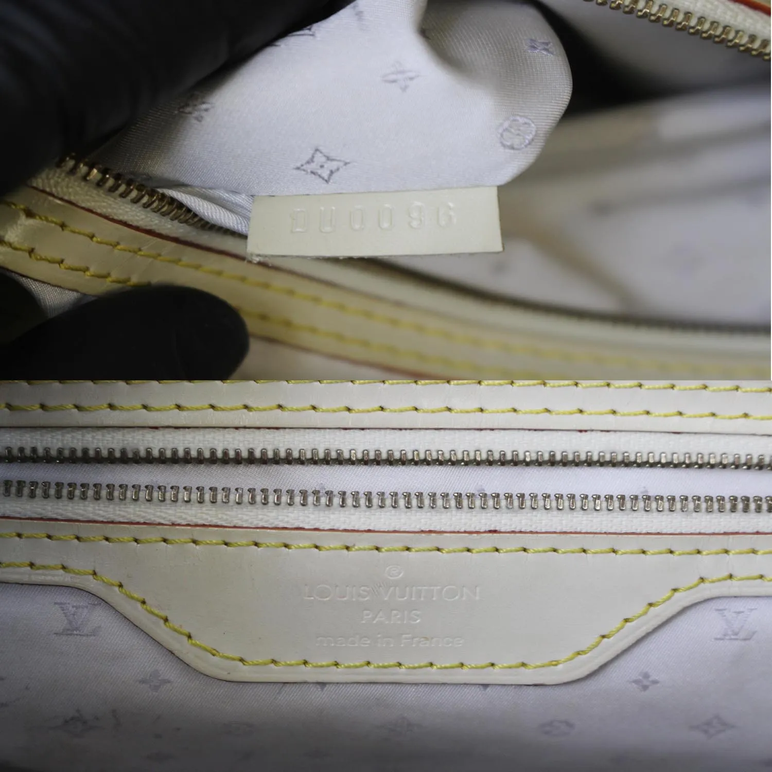 LOUIS VUITTON Lockit MM Suhali Leather Tote Bag Ivory - Last Call