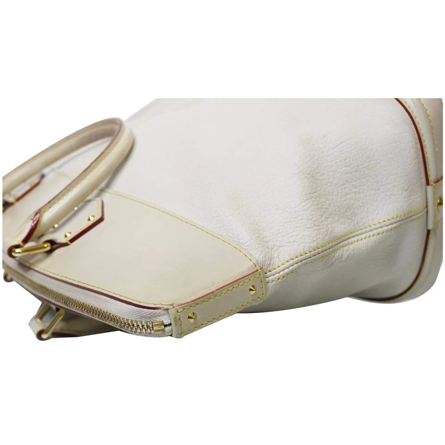 LOUIS VUITTON Lockit MM Suhali Leather Tote Bag Ivory - Last Call