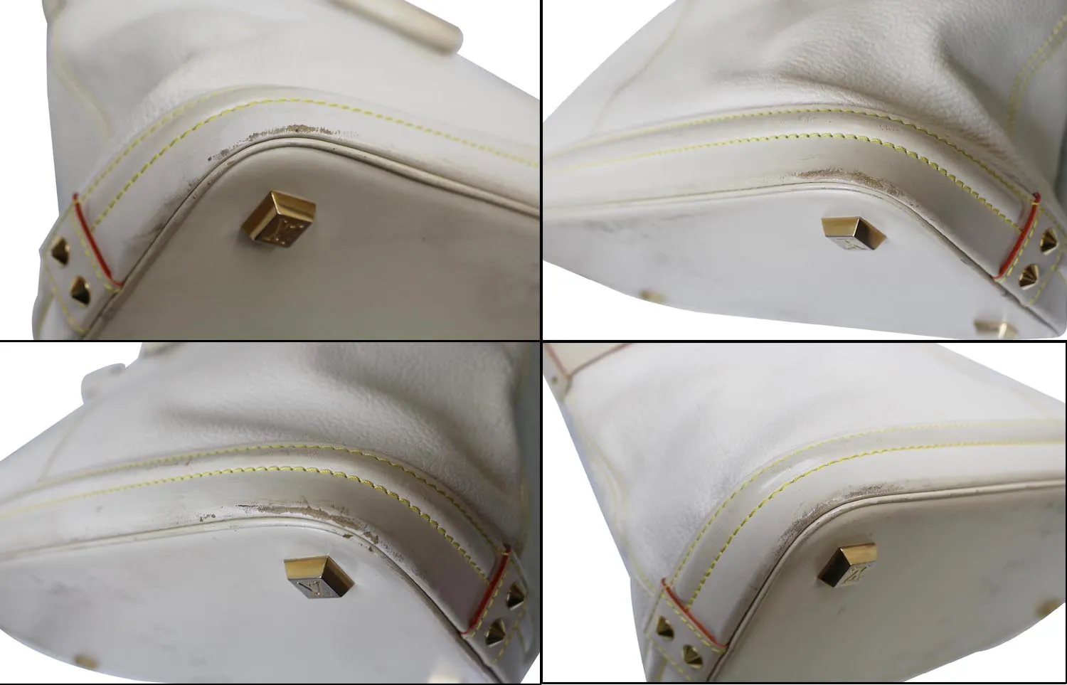 LOUIS VUITTON Lockit MM Suhali Leather Tote Bag Ivory - Last Call
