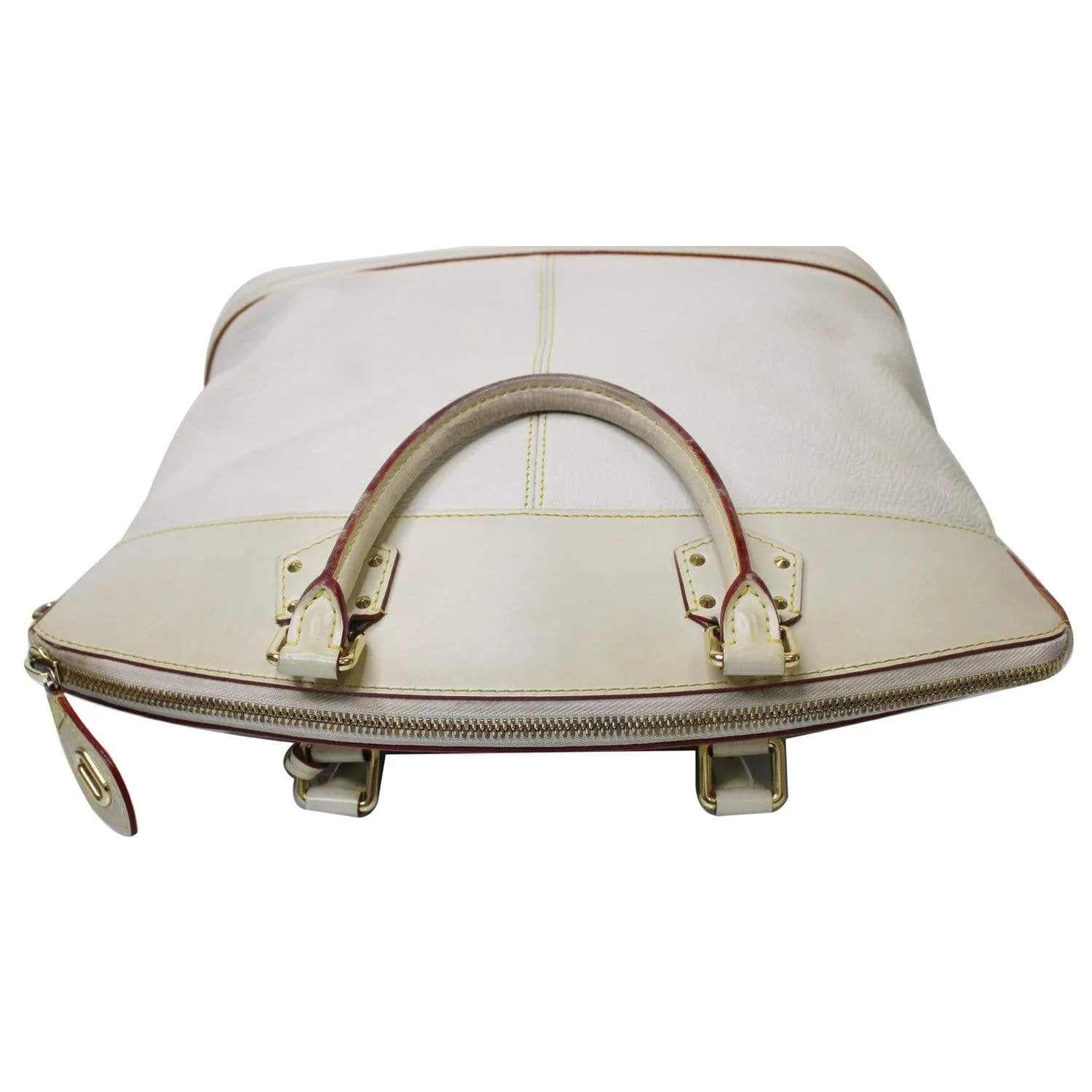 LOUIS VUITTON Lockit MM Suhali Leather Tote Bag Ivory - Last Call