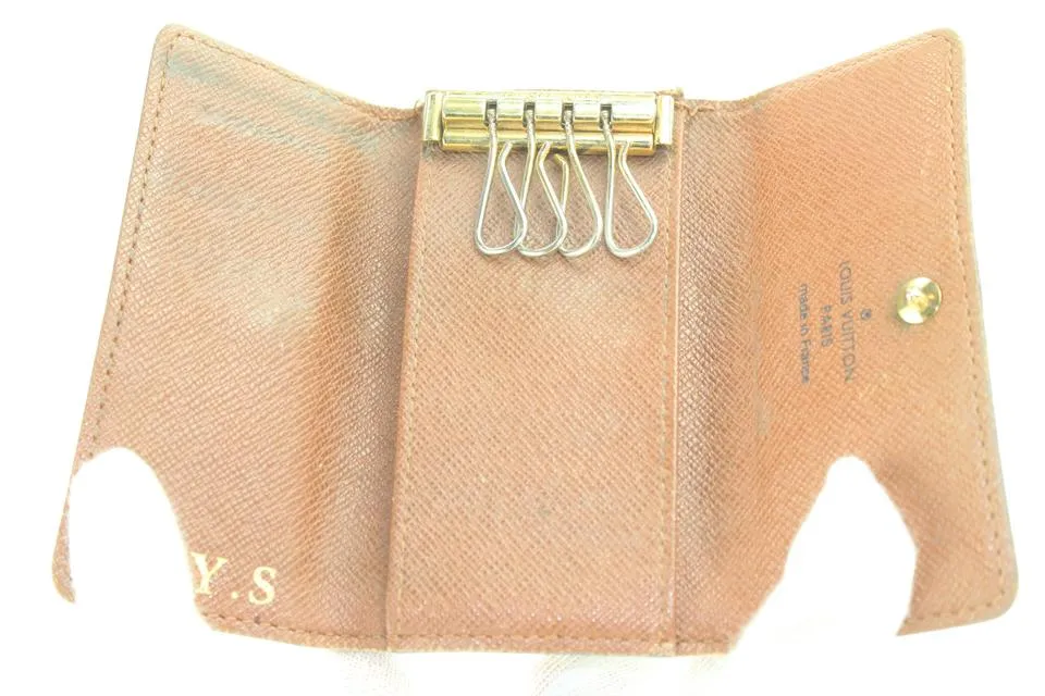 Louis Vuitton Monogram Multicles 4 Key Holder Wallet Case 8lk0122