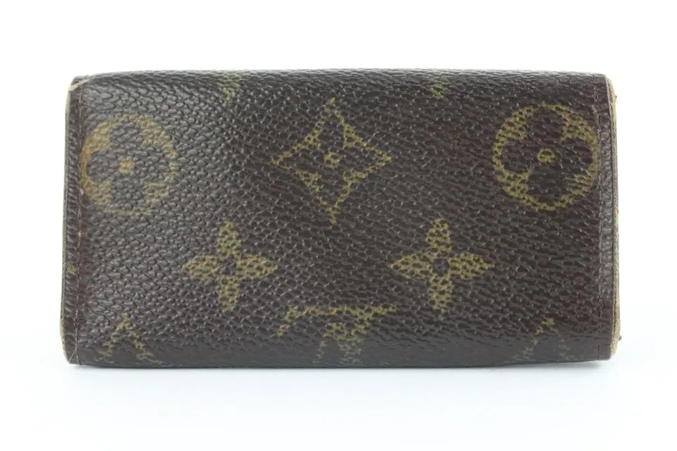 Louis Vuitton Monogram Multicles 4 Key Holder Wallet Case 8lk0122