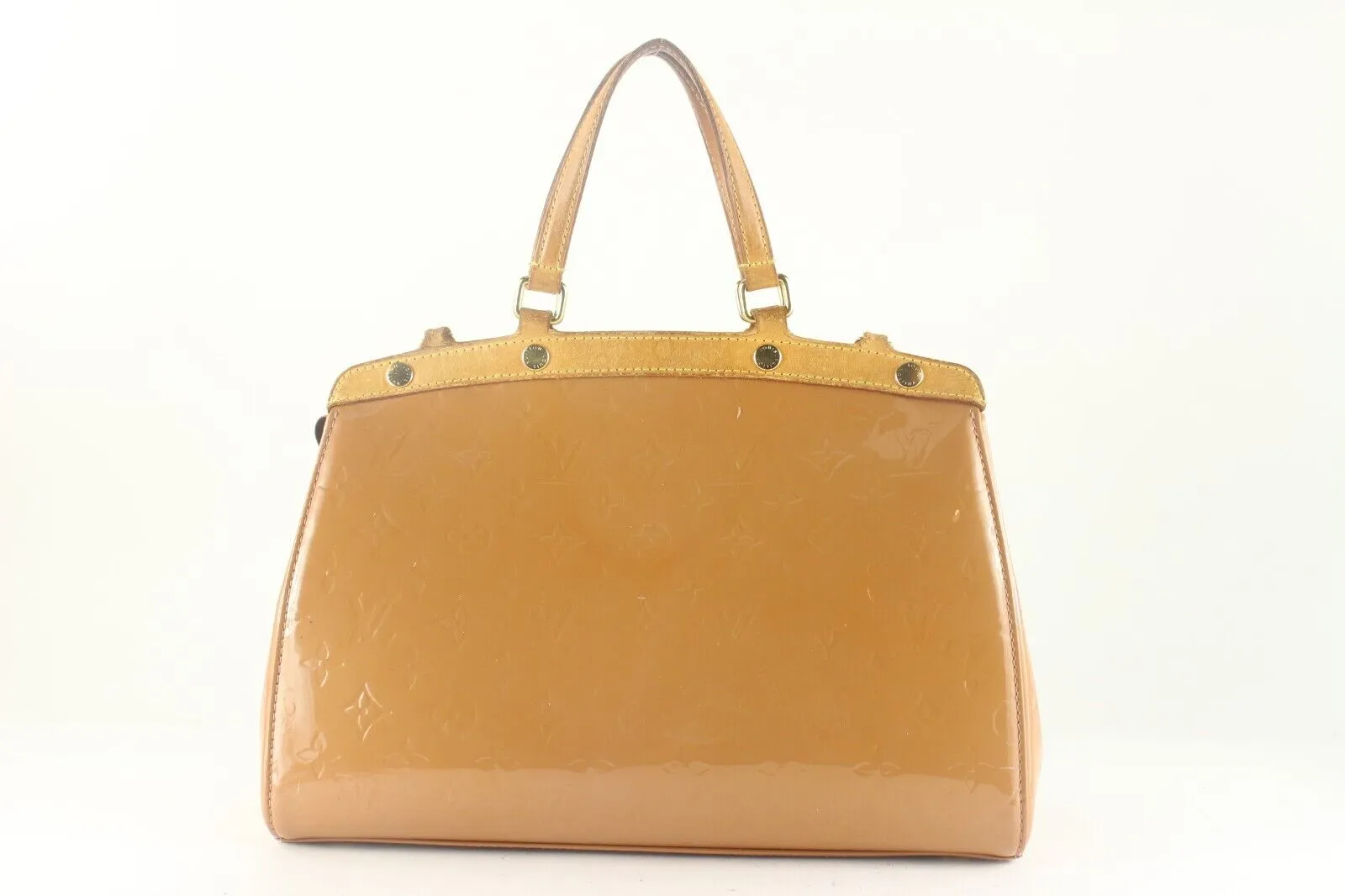 Louis Vuitton Nude Monogram Vernis Brea Tote 2way with Strap 9LK725K