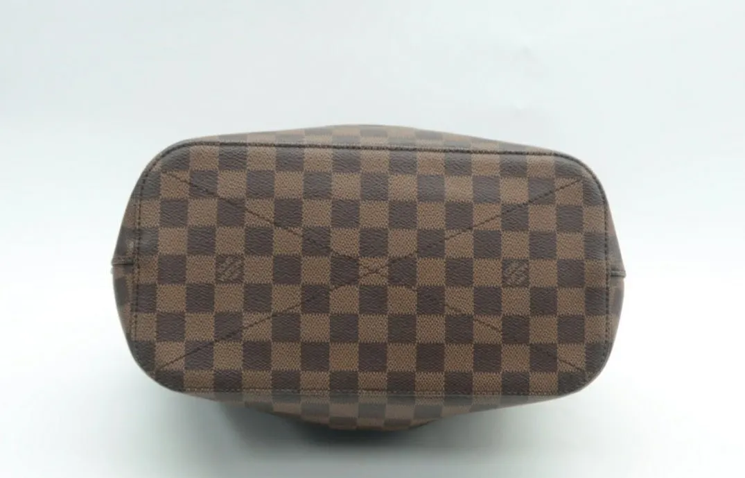 Louis Vuitton Siena Brown MM Damier Ebene Canvas Shoulder Bag