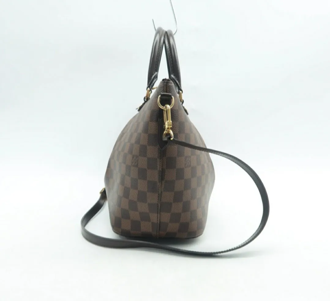 Louis Vuitton Siena Brown MM Damier Ebene Canvas Shoulder Bag