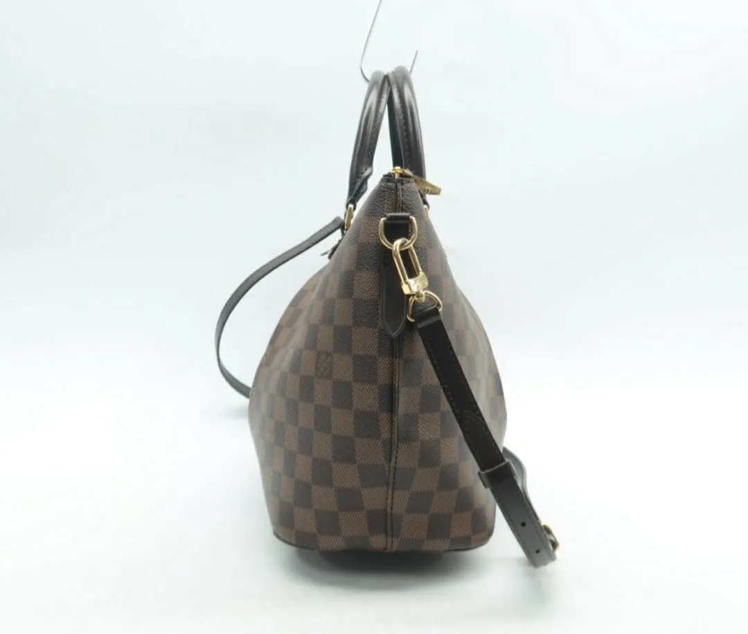 Louis Vuitton Siena Brown MM Damier Ebene Canvas Shoulder Bag