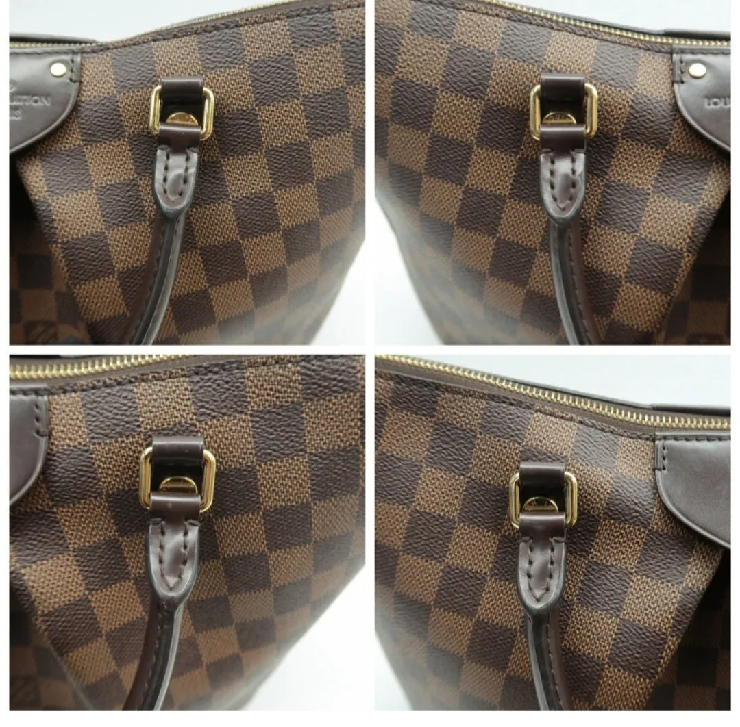 Louis Vuitton Siena Brown MM Damier Ebene Canvas Shoulder Bag