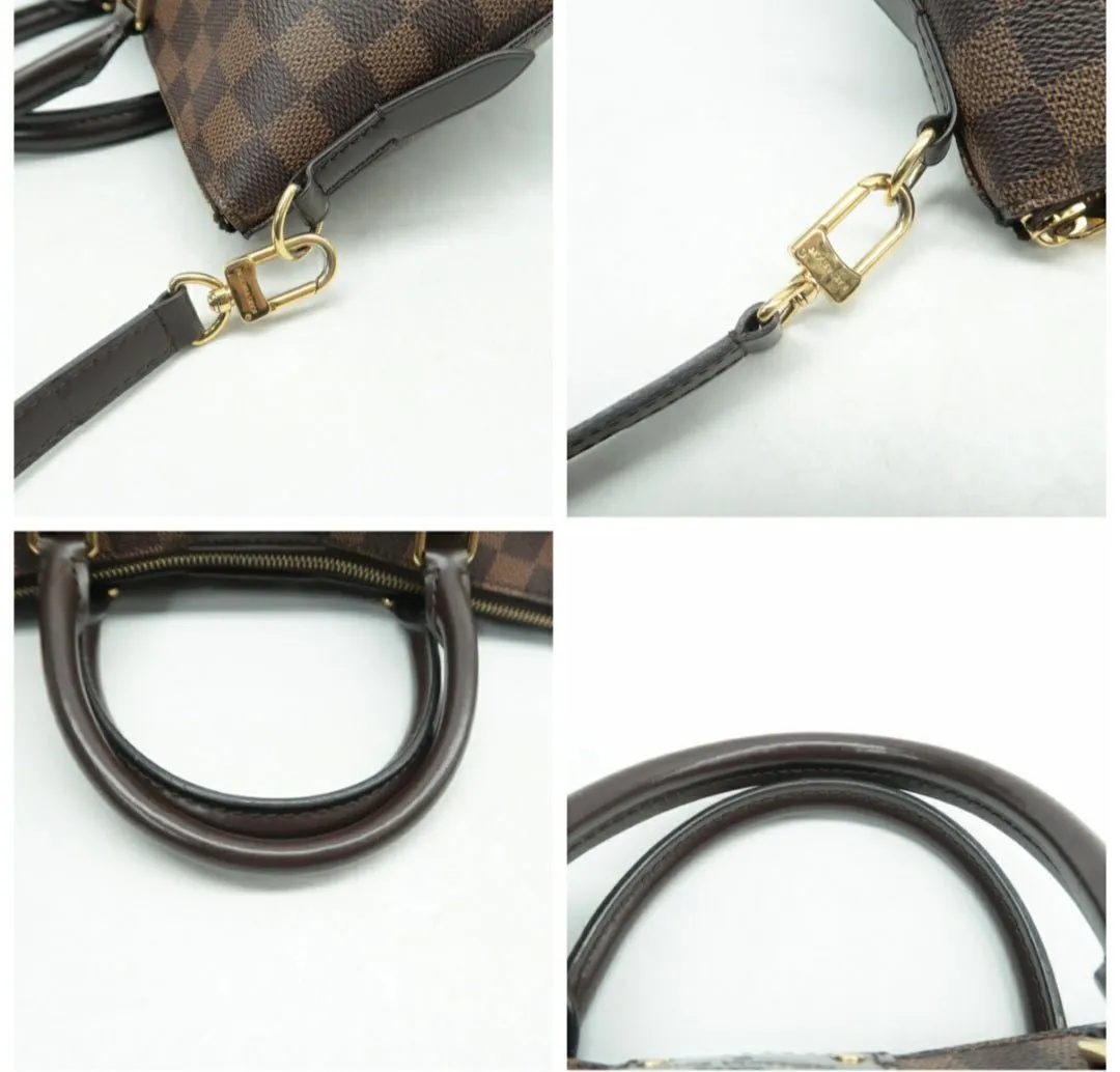 Louis Vuitton Siena Brown MM Damier Ebene Canvas Shoulder Bag