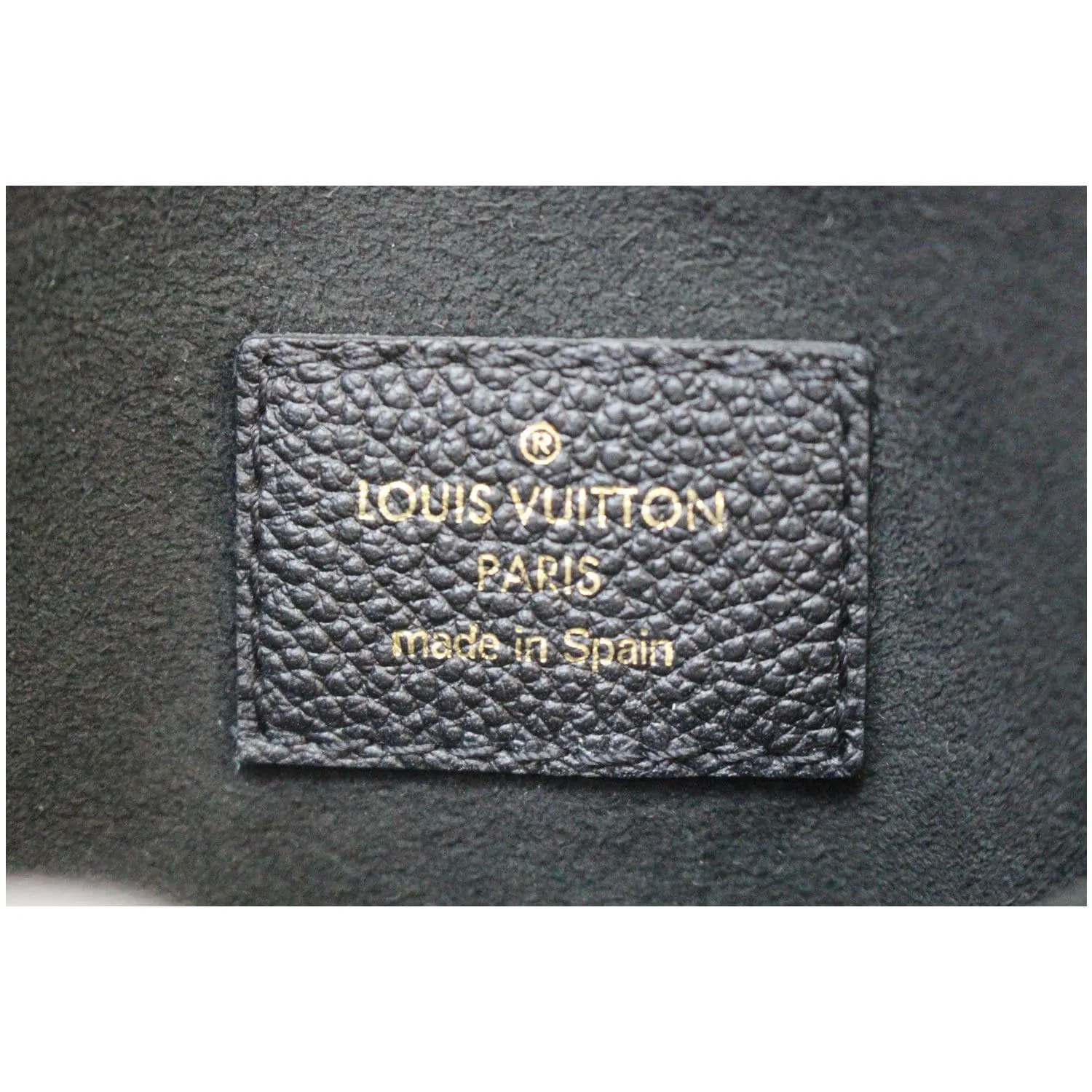 LOUIS VUITTON Surene BB Monogram Empreinte Shoulder Bag Black