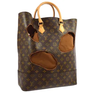 LOUIS VUITTON WITH HOLES TOTE BAG MONOGRAM COMME DES GARCONS SP4174 03749