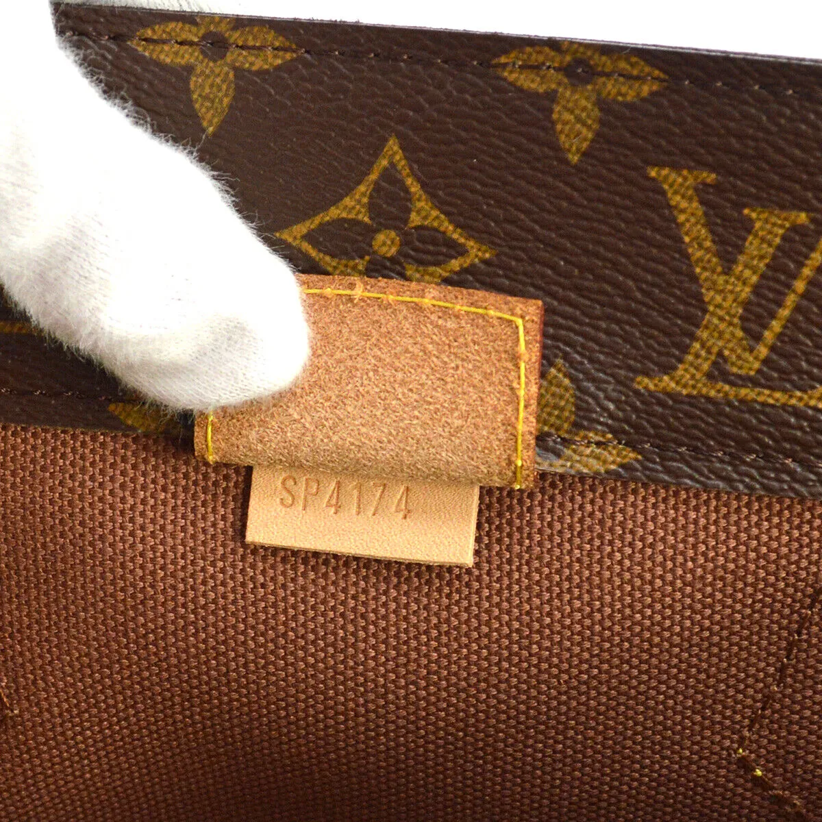 LOUIS VUITTON WITH HOLES TOTE BAG MONOGRAM COMME DES GARCONS SP4174 03749