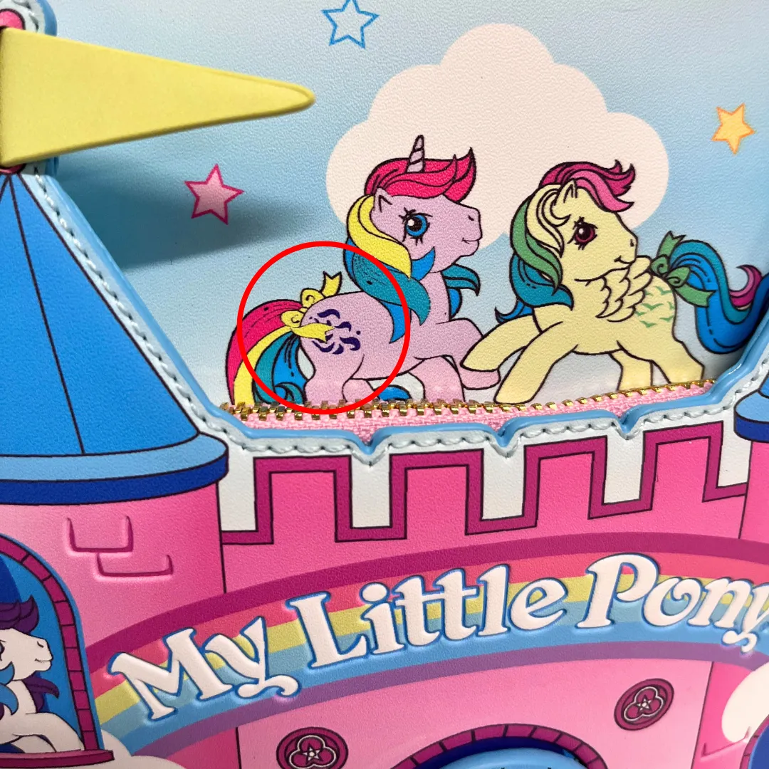 Loungefly My Little Pony Castle Mini Backpack DEFECTIVE #164