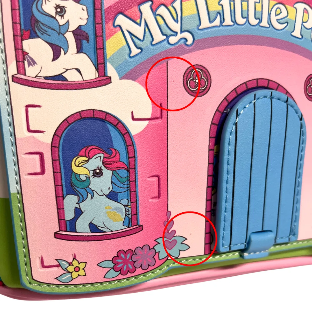 Loungefly My Little Pony Castle Mini Backpack DEFECTIVE #164