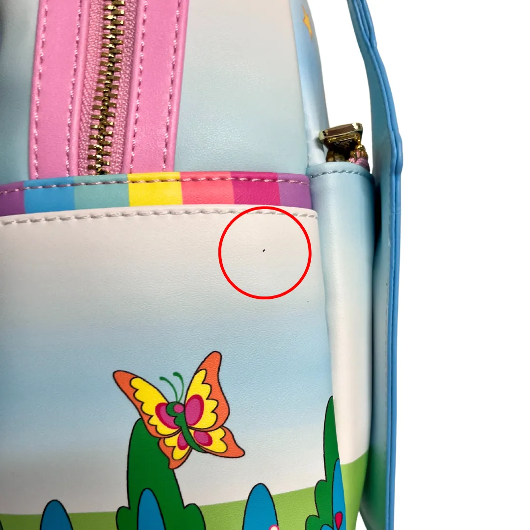 Loungefly My Little Pony Castle Mini Backpack DEFECTIVE #164