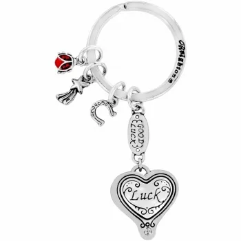 Lucky Clover Heart Key Fob E11042