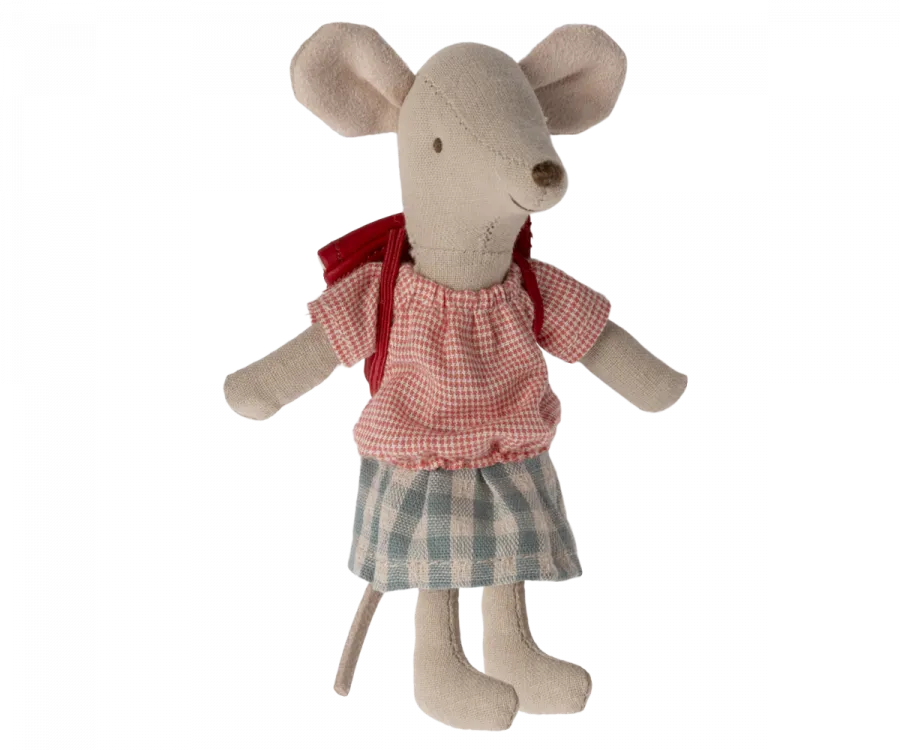 Maileg Tricycle mouse, Big sister - Red