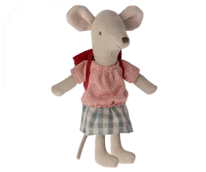 Maileg Tricycle mouse, Big sister - Red