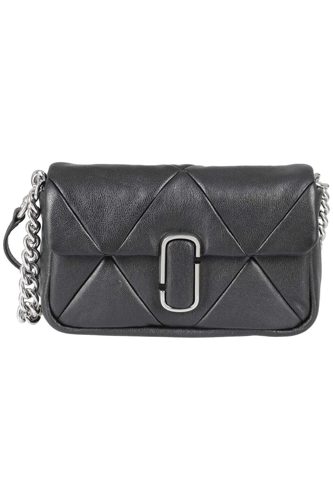 Marc Jacobs The Puffy Diamond Quilted J Marc grained leather shoulder bag